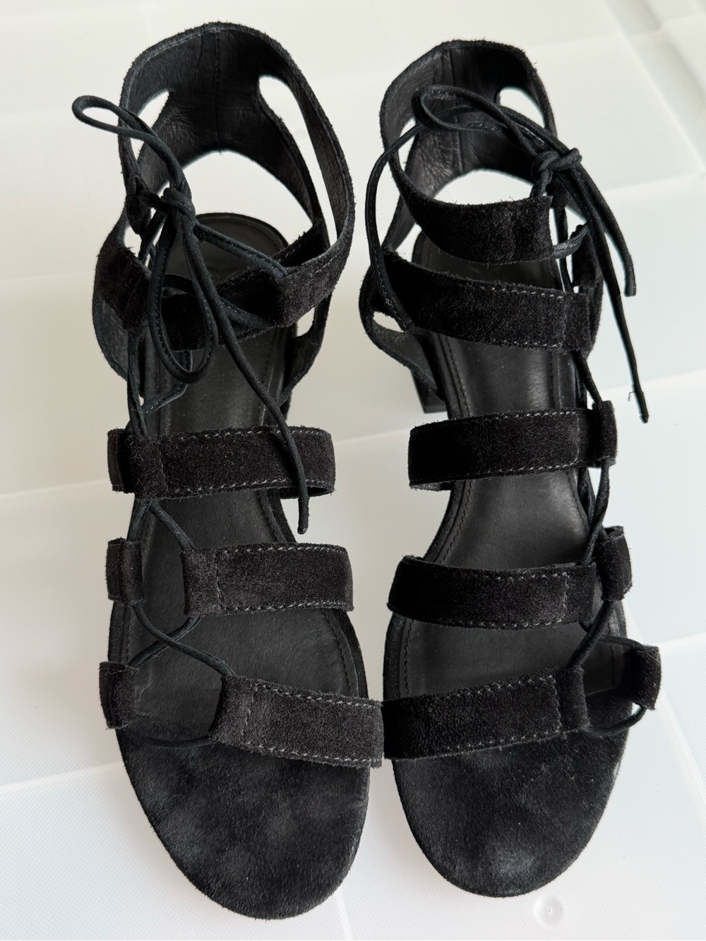 FRYE suede strappy sandal sz 7